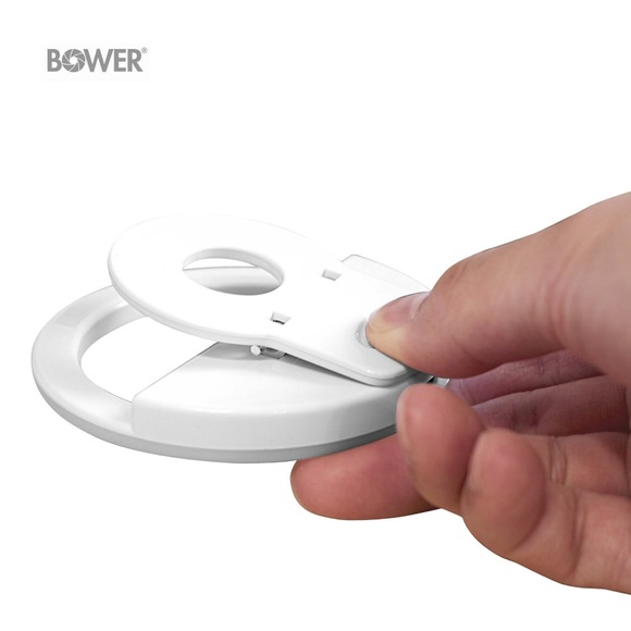 Bower RGB Phone Clip LED Light for Selfies, Makeup Apply, and More; White - Picture 5 of 8